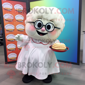 White Cupcake mascotte...