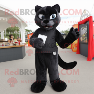 Black Puma mascotte kostuum...