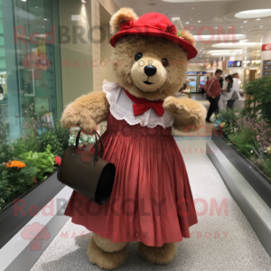  teddybeer mascotte kostuum...