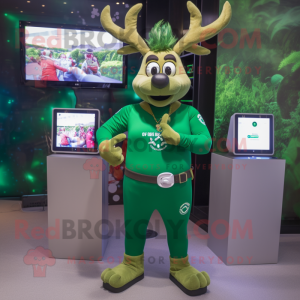 Forest Green Elk mascotte...