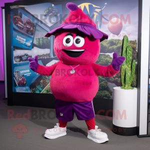 Magenta Grape mascotte...