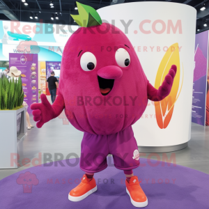 Magenta Grape mascotte...