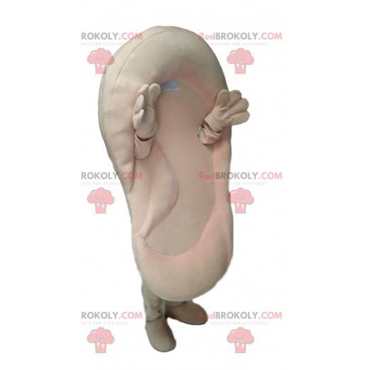 Stor krem ​​øre maskot. Øre kostyme - Redbrokoly.com