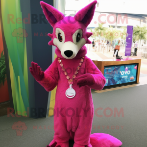 Magenta Dingo mascotte...