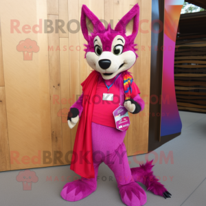 Magenta Dingo mascotte...