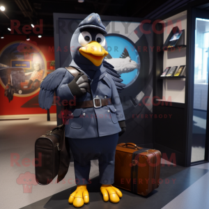 Navy Pigeon maskot kostume...