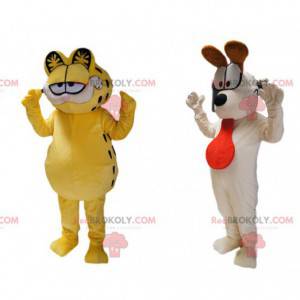 Duo de mascotte de Garfield et de Odie le chien! -