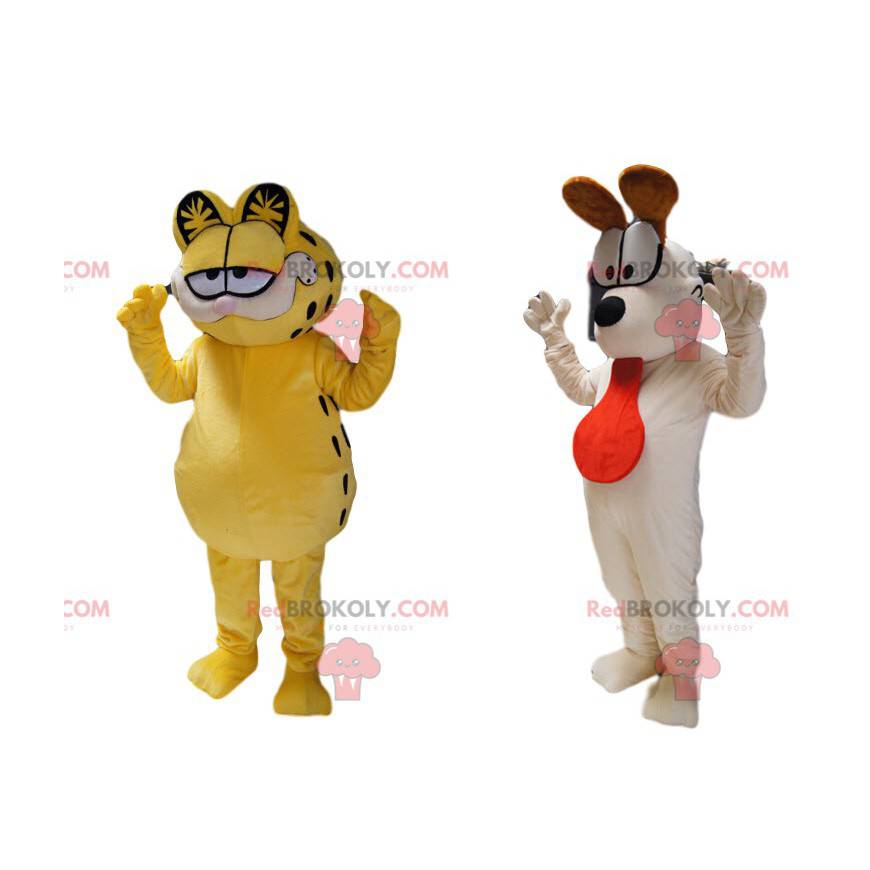 Duet maskotek Garfield i Odie the Dog! - Redbrokoly.com