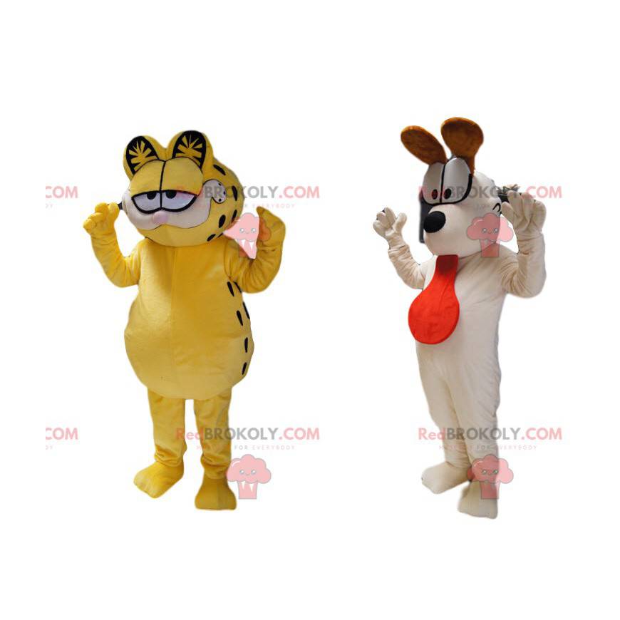 Duet maskotek Garfield i Odie the Dog! - Redbrokoly.com Duet maskotek Garfield i Odie the Dog! - Redbrokoly.com
