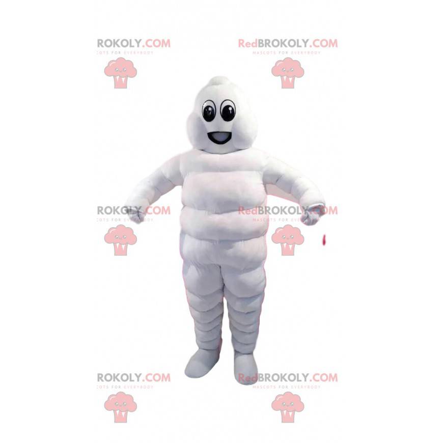 Mascotte du bonhomme Michelin très enthousiaste - Redbrokoly.com Mascotte du bonhomme Michelin très enthousiaste - Redbrokoly.com