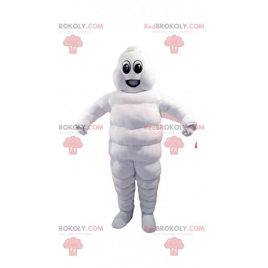 Mascotte uomo Michelin molto entusiasta - Redbrokoly.com