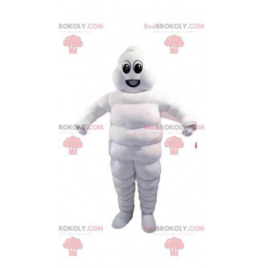 Mascota del hombre Michelin muy entusiasta - Redbrokoly.com