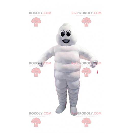 Mascote homem Michelin muito entusiasmado - Redbrokoly.com