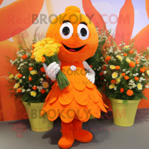 Postava maskota Orange...