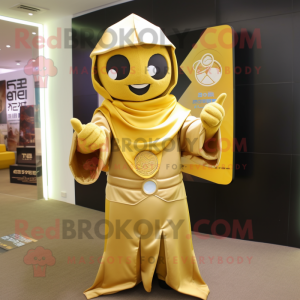 Gold Pho maskot kostyme...