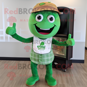 Green Bbq Ribs mascotte...