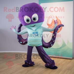  Octopus maskot kostume...