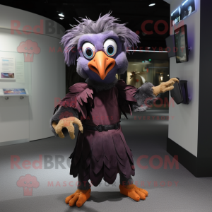 nan Harpy mascot costume character dressed with a Shift Dress and Gloves