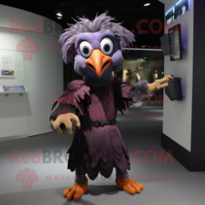 nan Harpy mascot costume character dressed with a Shift Dress and Gloves