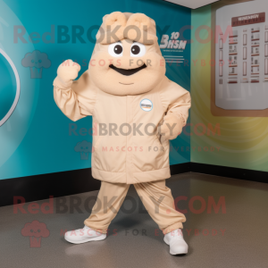 Beige Momentum mascotte...