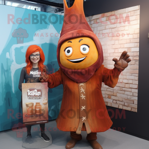 Rust Queen maskot kostume...
