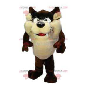 Mascot Taz, the Tasmanian devil, with his two beautiful teeth -