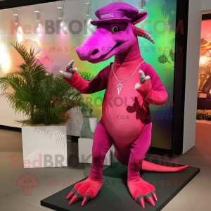 Magenta Parasaurolophus...