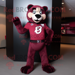 Maroon Panther mascotte...