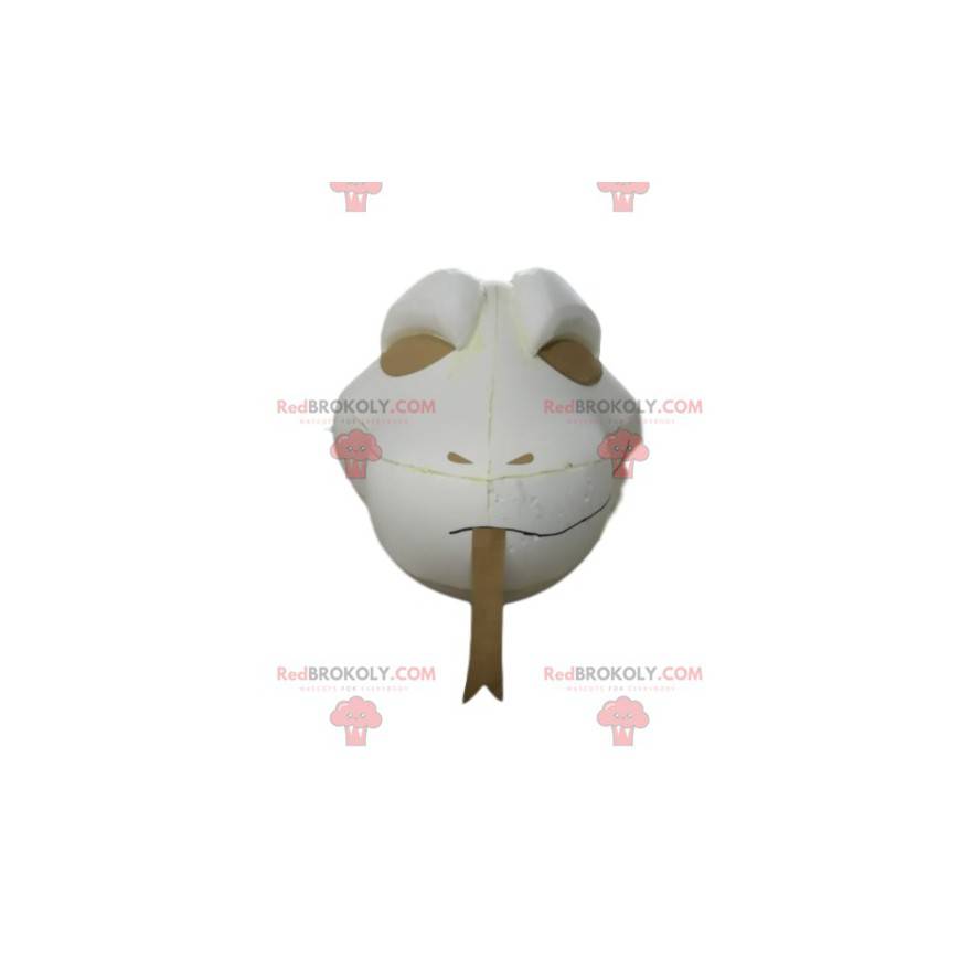 Witte slang mascotte hoofd. Snake kostuum - Redbrokoly.com Witte slang mascotte hoofd. Snake kostuum - Redbrokoly.com