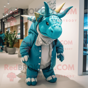 Turquoise Triceratops...