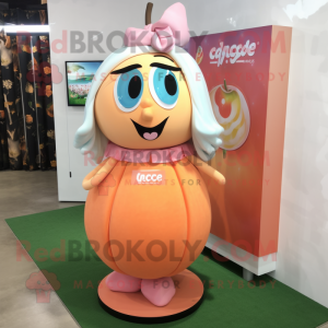 Peach Aglet maskot kostume...