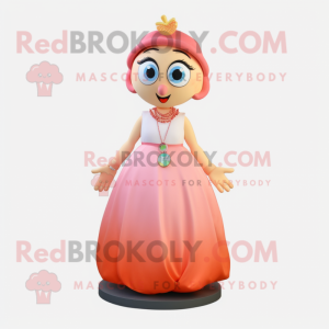 Peach Aglet maskot kostume...