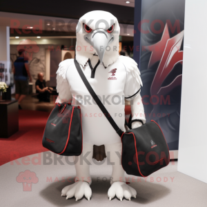 White Falcon maskot kostym...