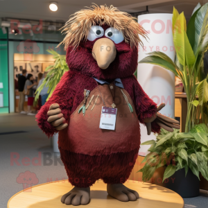 Maroon Kiwi mascotte...