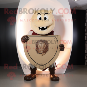 Beige Celtic Shield maskot...