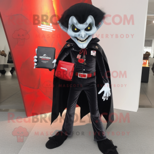 nan Vampire mascot costume character dressed with a Jeggings and Wallets