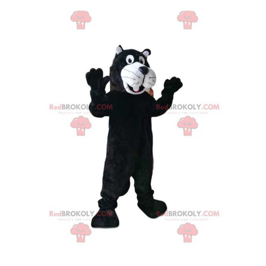 Svart och vit pantermaskot. Panther kostym - Redbrokoly.com Svart och vit pantermaskot. Panther kostym - Redbrokoly.com