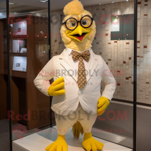 Goldhuhn Maskottchen kostüm...