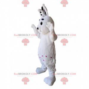 Mascotte de lapin blanc. Costume de lapin blanc - Redbrokoly.com