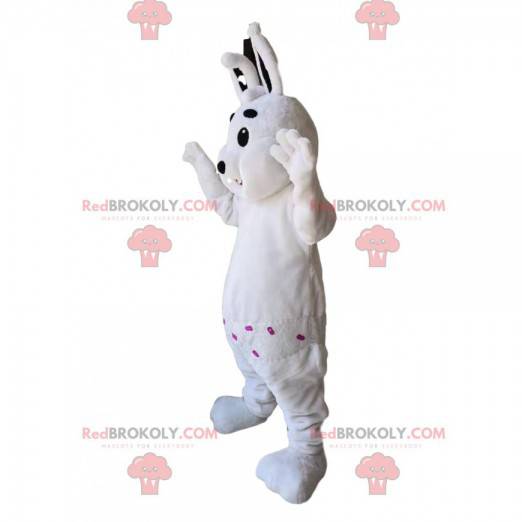 Mascota de conejo blanco. Disfraz de conejo blanco -