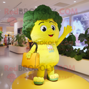 Citrongul Broccoli maskot...