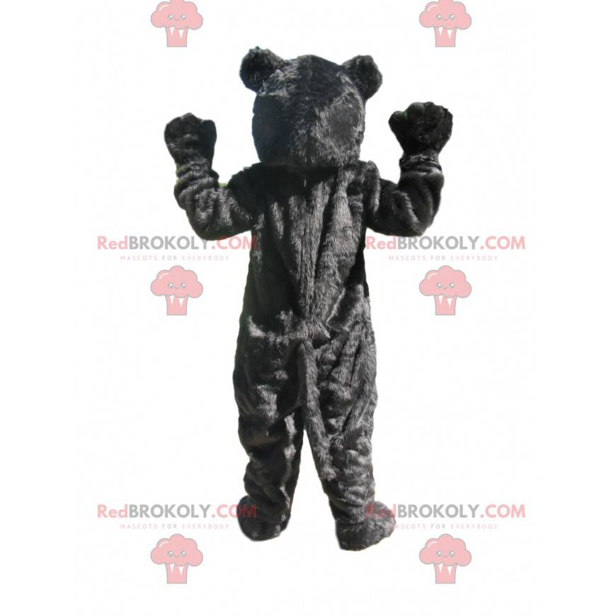 Mascotte orso nero con muso rosso - Redbrokoly.com Mascotte orso nero con muso rosso - Redbrokoly.com