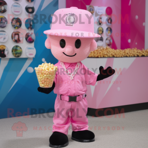 Pink Pop Corn mascotte...