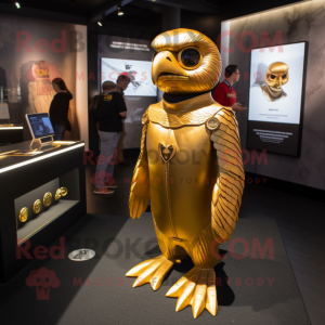 Gold Falcon mascotte...