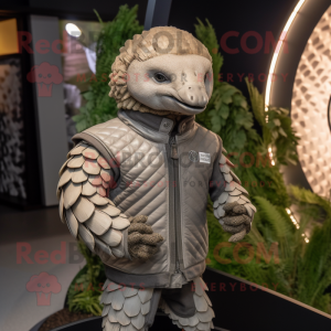 Grijze Pangolin mascotte...