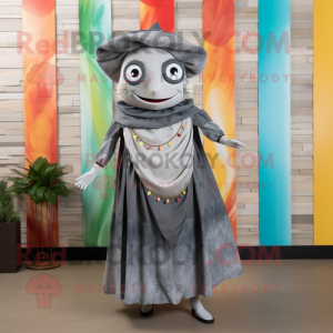 Grey Fish Tacos maskot...