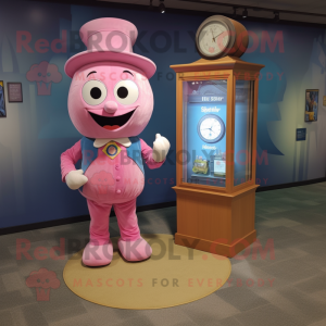 Pink Hourglass maskot...