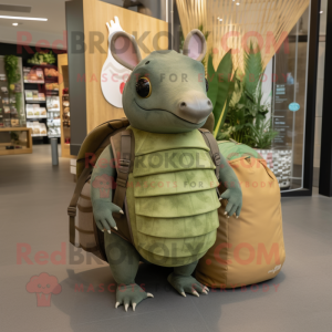 Olive Armadillo mascotte...