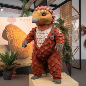 Roest Pangolin mascotte...