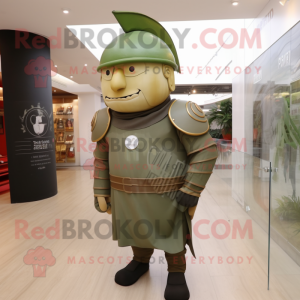 Oliven Roman Soldier maskot...